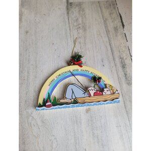 Kurt Adler 1990 Merry xmas happy retirement ornament Xmas